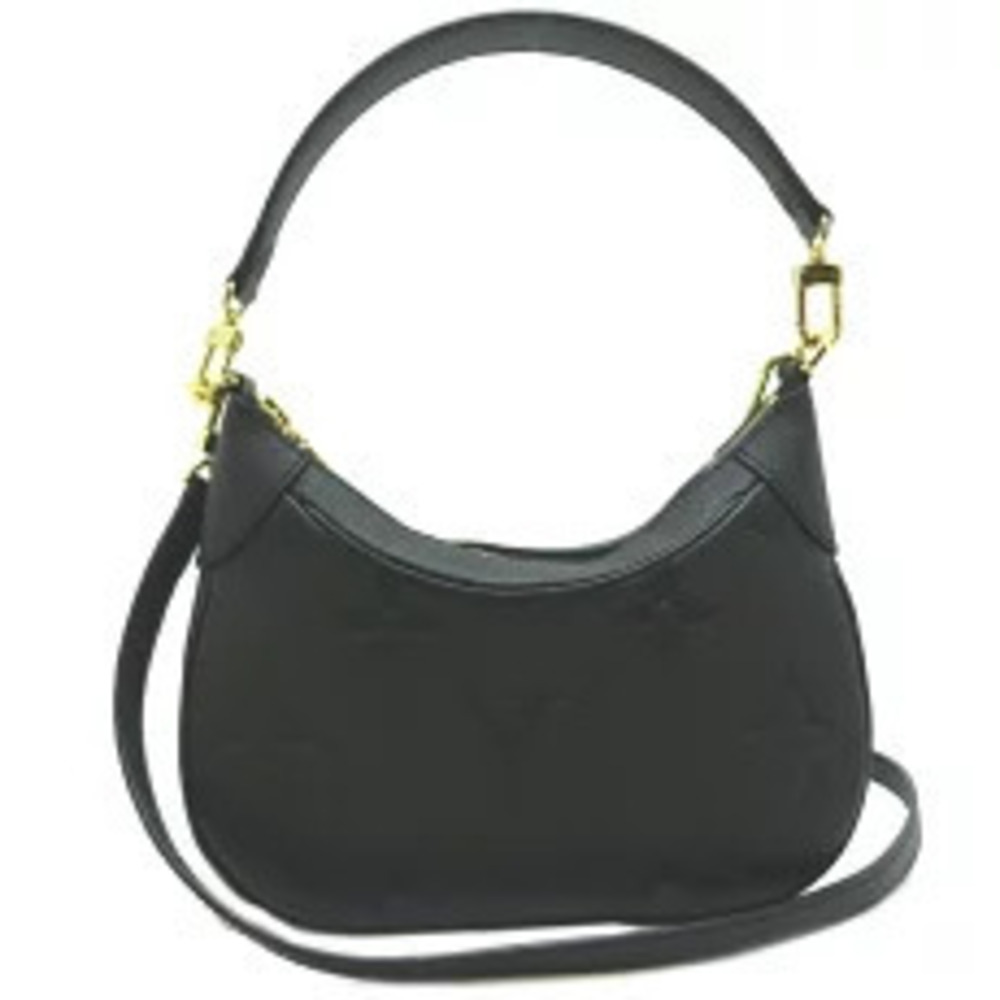 Louis Vuitton Shoulder NM Bagatelle Empreinte Bag Black Monogram Noir Black